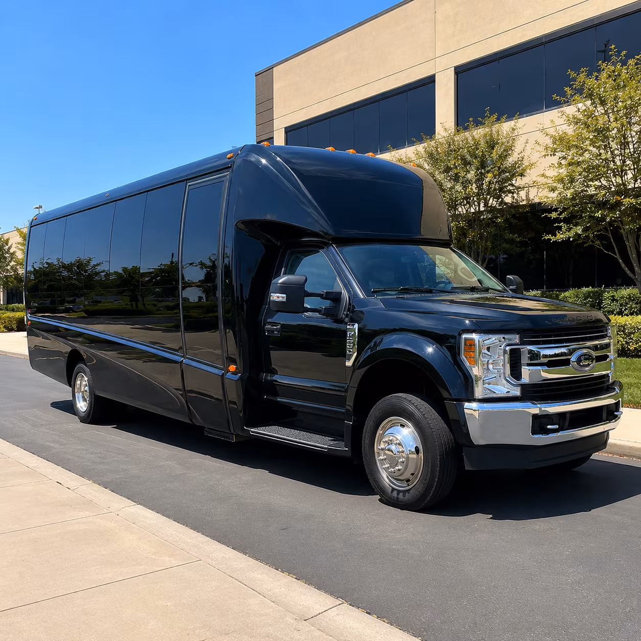 Miramar Airport Shuttle & Transportation party bus exterior