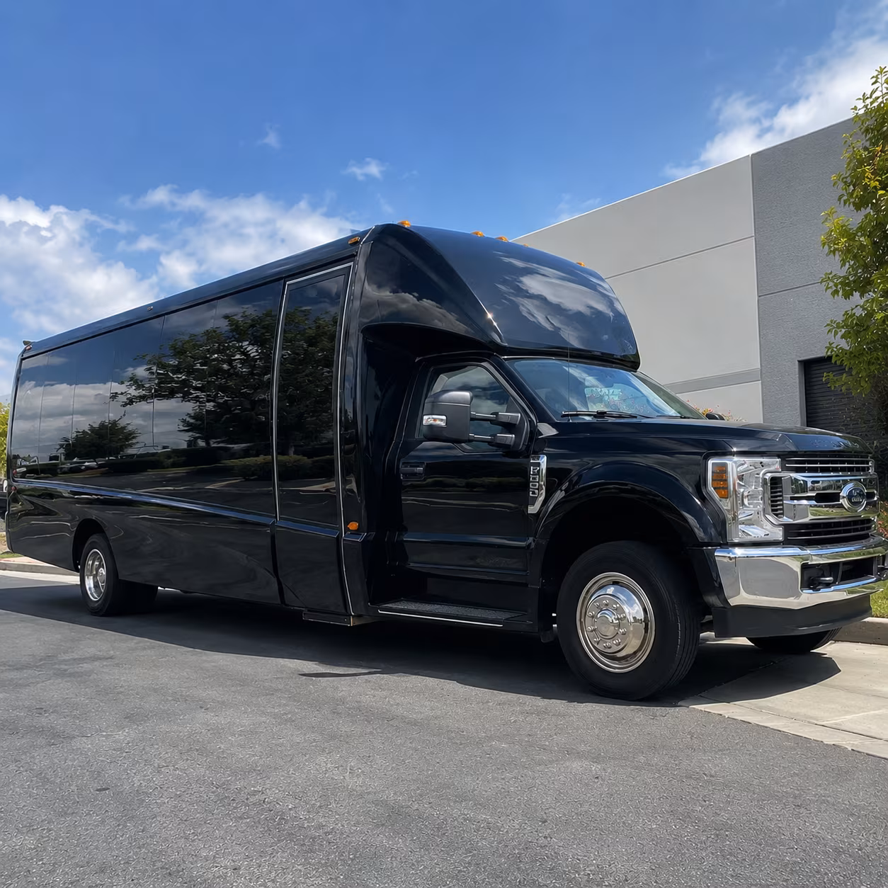 Miramar Airport Shuttle & Transportation party bus interior