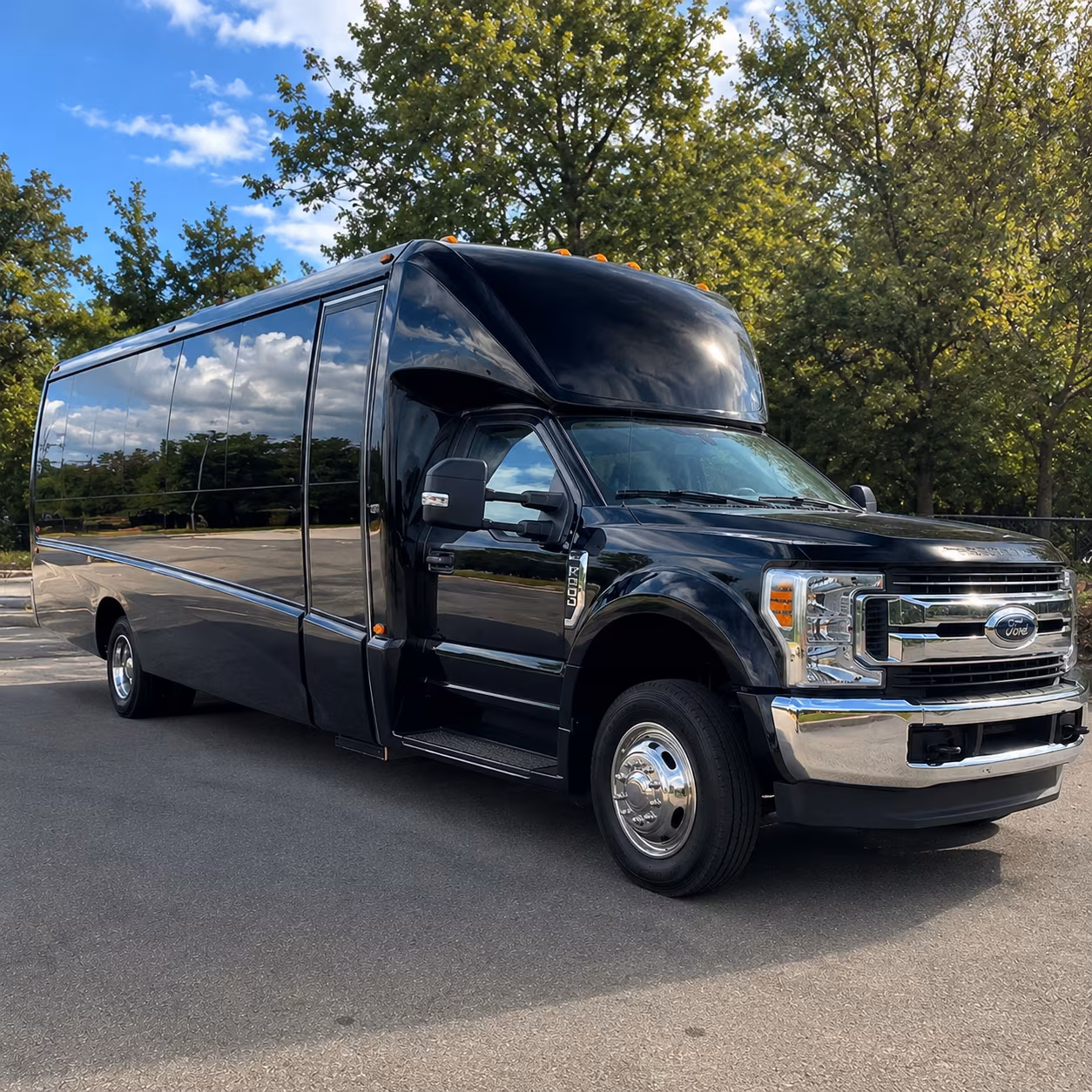 Miramar Corporate Transportation party bus exterior