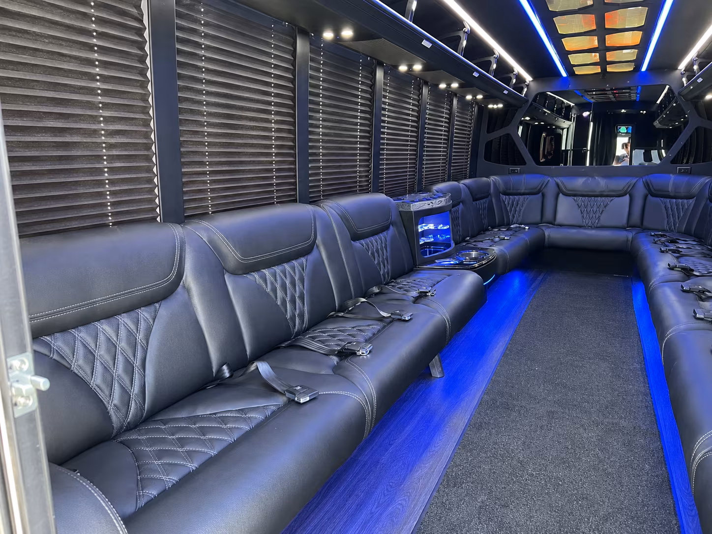Miramar Private Event Transportation party bus exterior