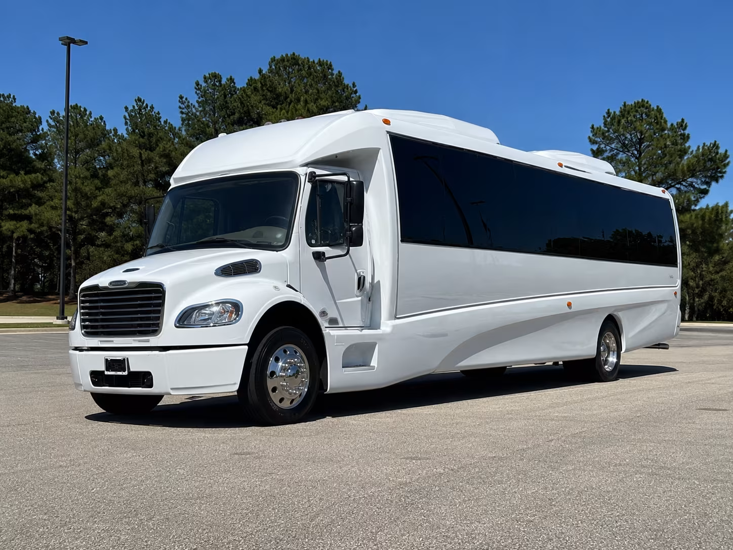 Miramar Private Event Transportation party bus exterior