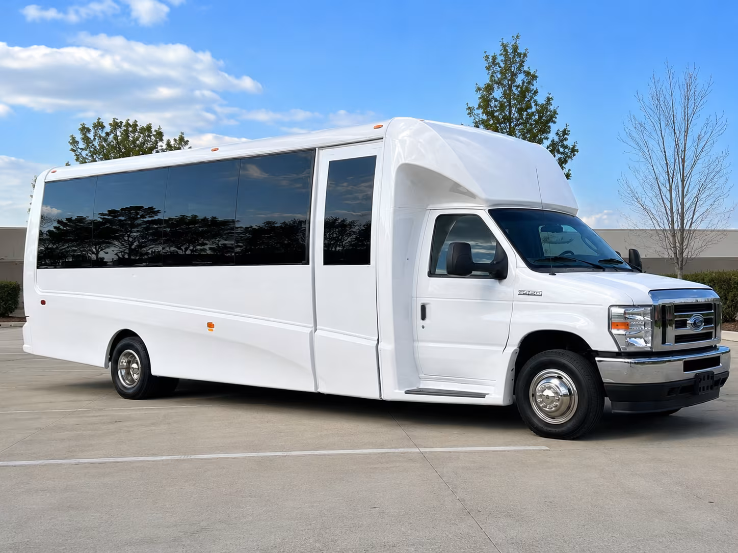 Miramar School Event Transportation party bus exterior