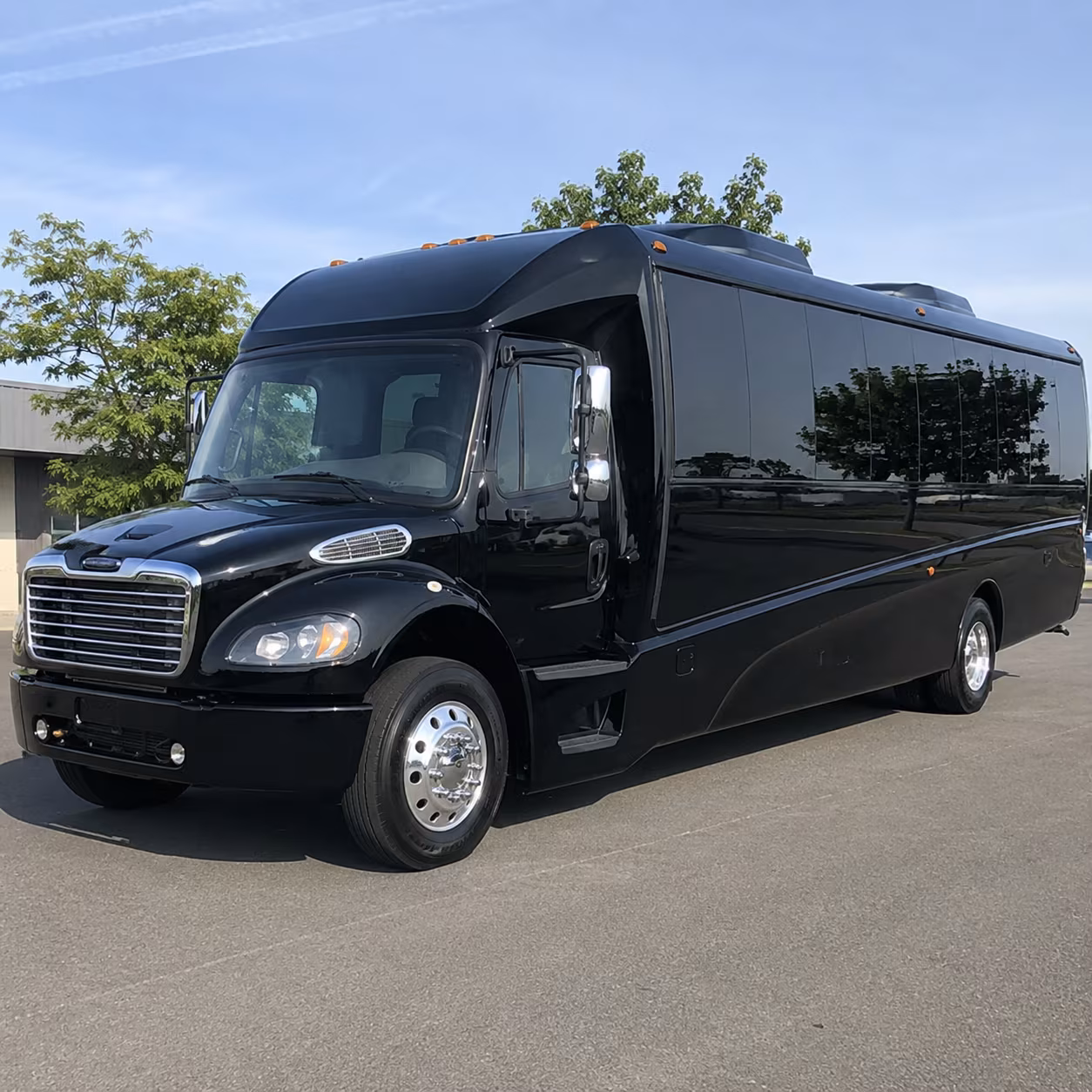 Miramar School Event Transportation party bus exterior