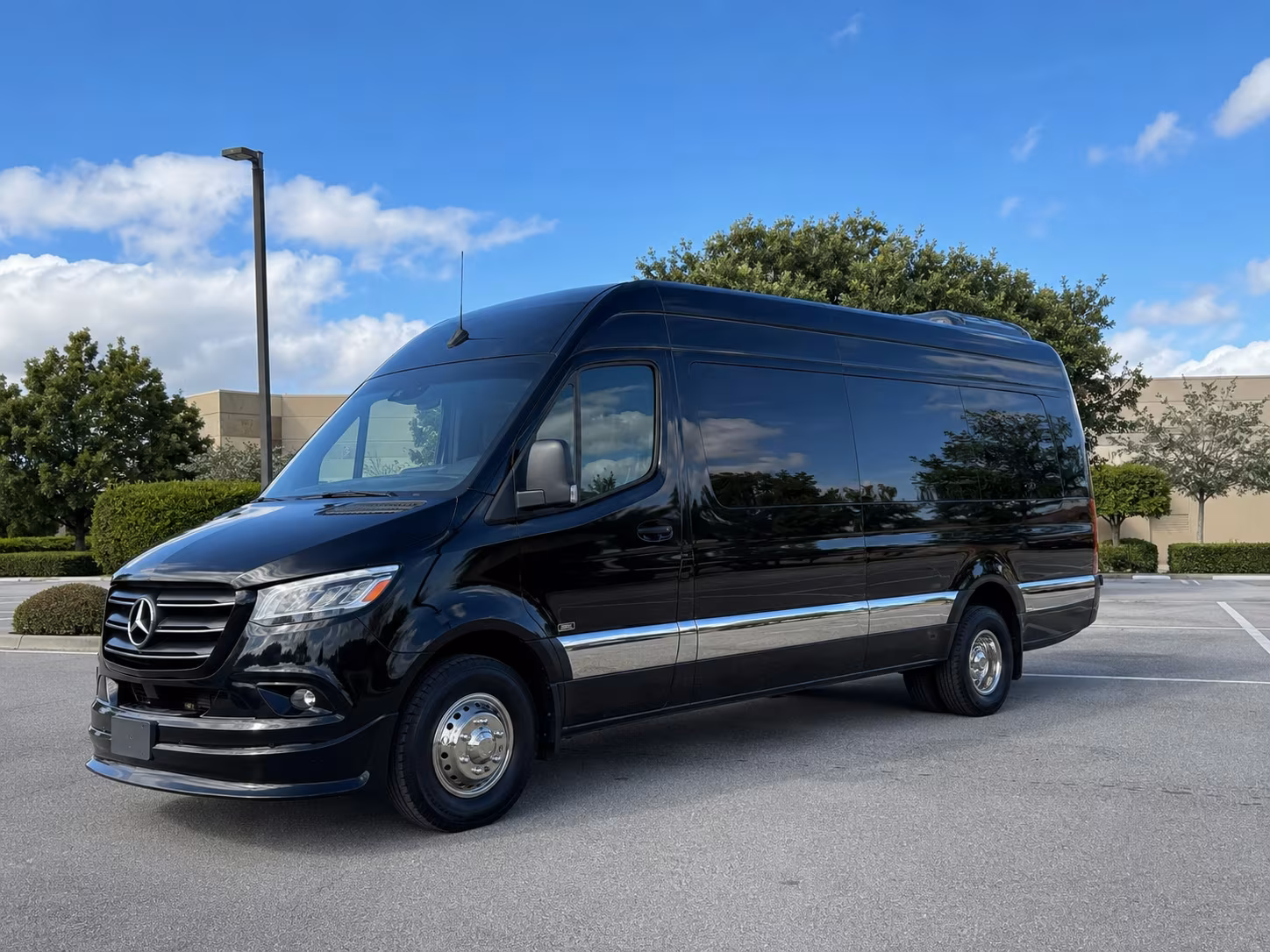 Miramar School Event Transportation party bus exterior