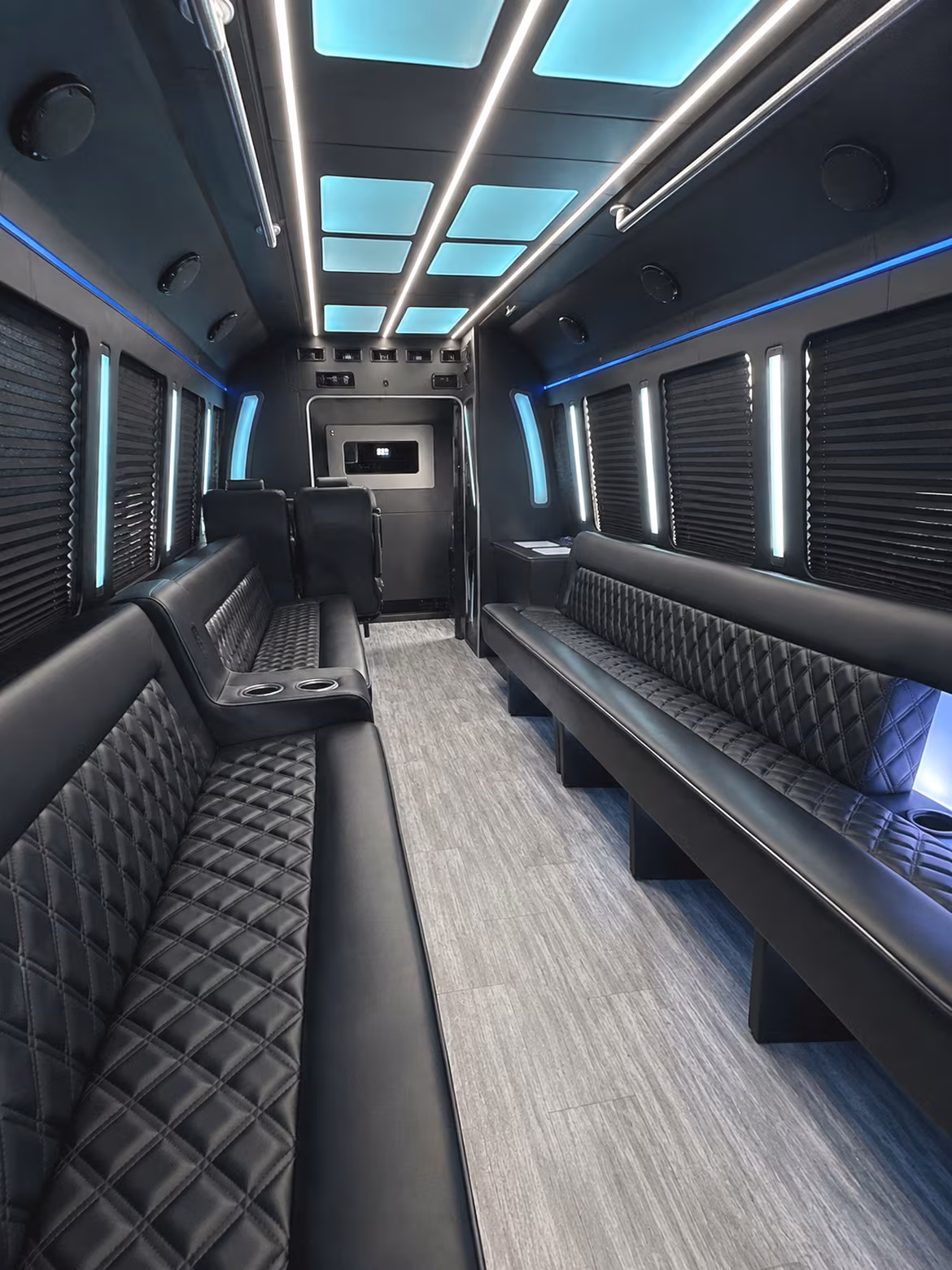 Miramar Sporting Event Transportation party bus interior