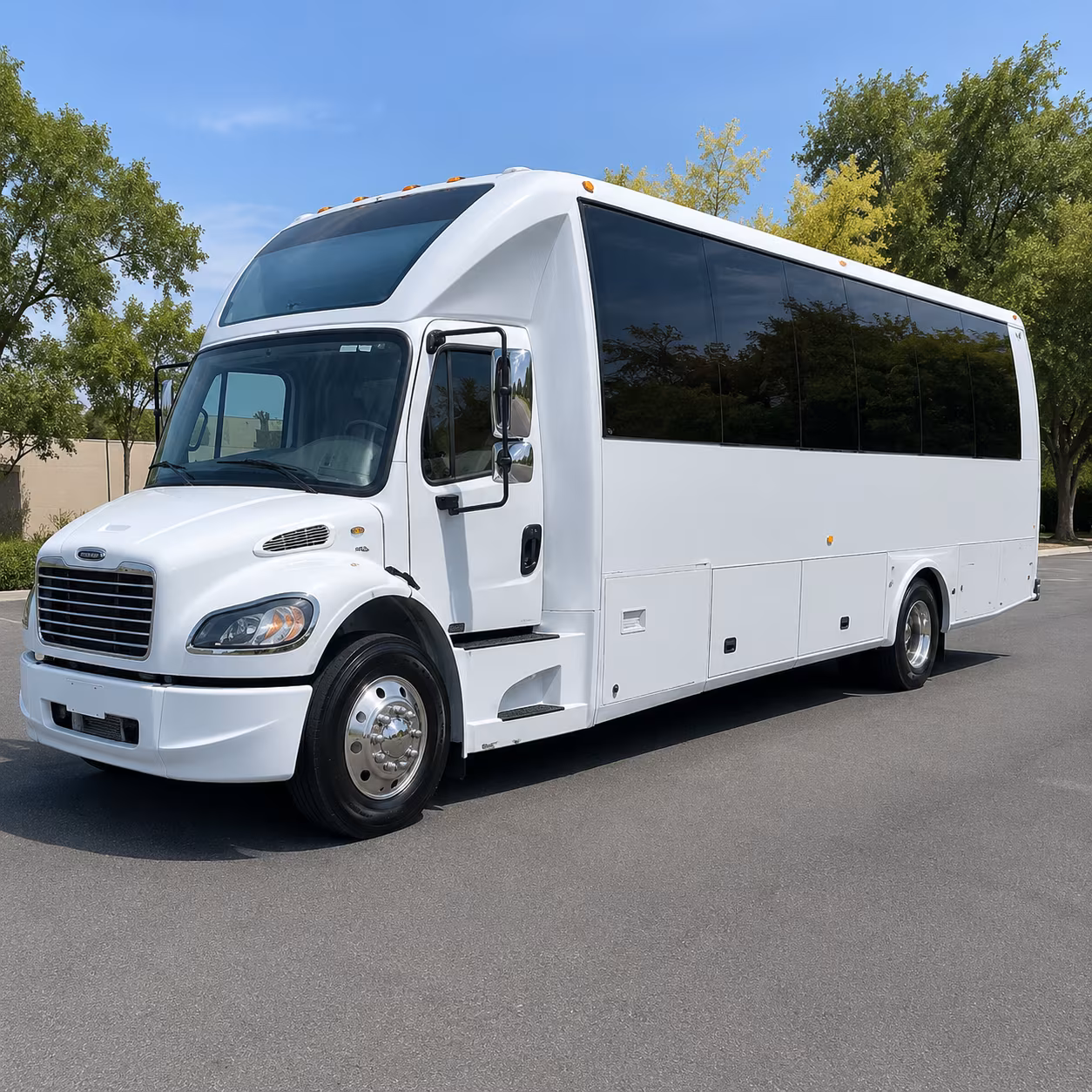 Miramar Sporting Event Transportation party bus exterior