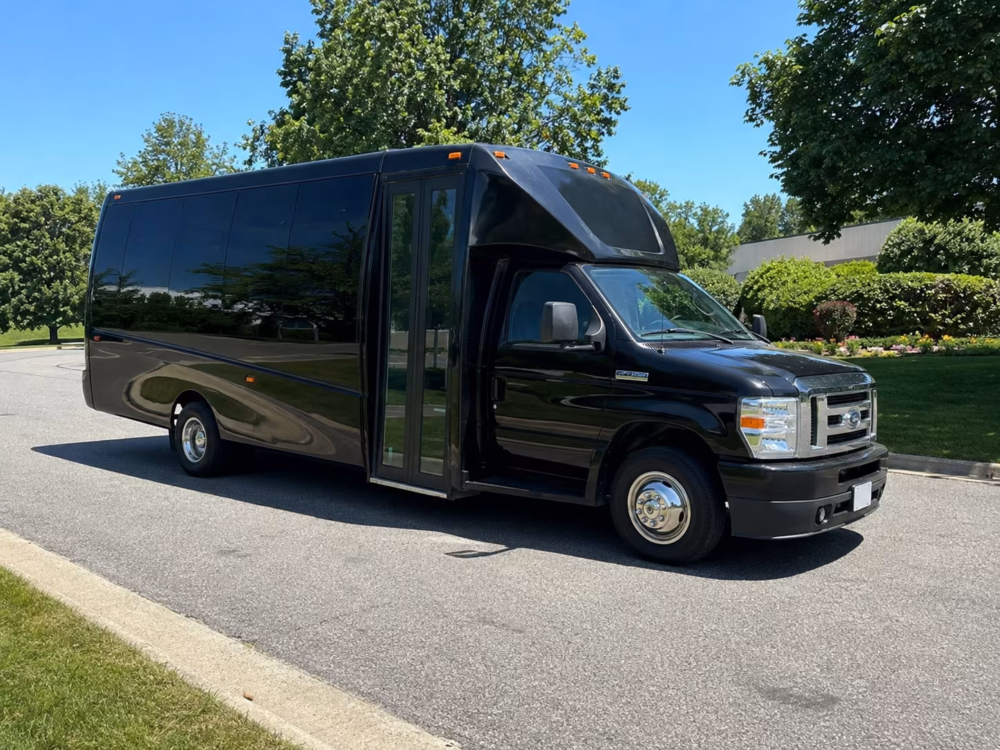 Miramar Wedding Transportation party bus exterior