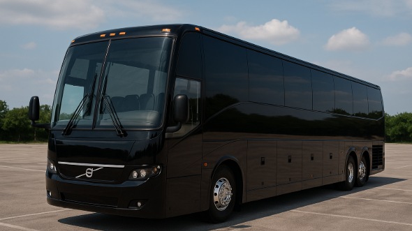 Exterior of Charter Bus Company Miramar's 40 Passenger Charter Bus in Miramar