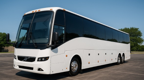 Exterior of Charter Bus Company Miramar's 46 Passenger Charter Bus in Miramar