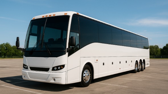 Exterior of Charter Bus Company Miramar's 48 Passenger Charter Bus in Miramar