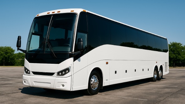 Exterior of Charter Bus Company Lauderhill's 50 Passenger Party Bus in Lauderhill