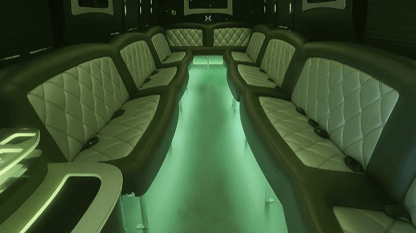 miramar 20 passenger party bus interior